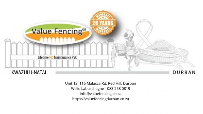 durban pvc fencing