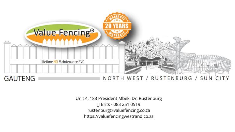 pvc fencing rustenburg