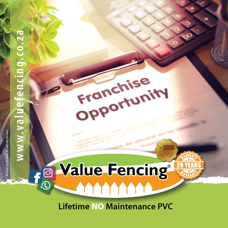 value fencing franchise opportunity pvc fencing franchise south africa fencing and gates franchise no maintenance fencing business home improvement franchise sa franchise under r1 million south africa