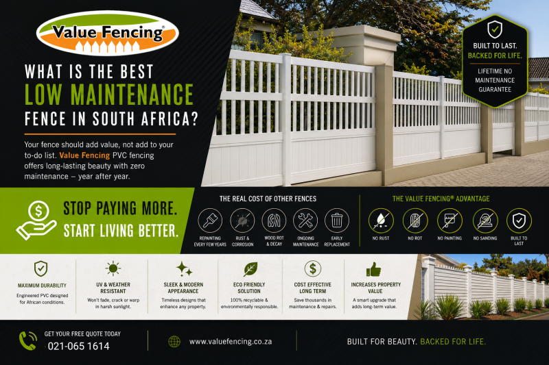 pvc fencing specialists residential fencing solutions estate fencing low maintenance fencing privacy fencing outdoor living products pvc gates south africa balustrade installers pergola installers pro