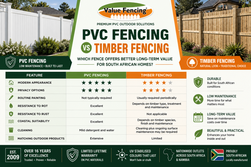 pvc fencing timber fencing vinyl fencing privacy fencing boundary fencing low maintenance fencing residential fencing outdoor living estate fencing coastal homes modern homes property improvement