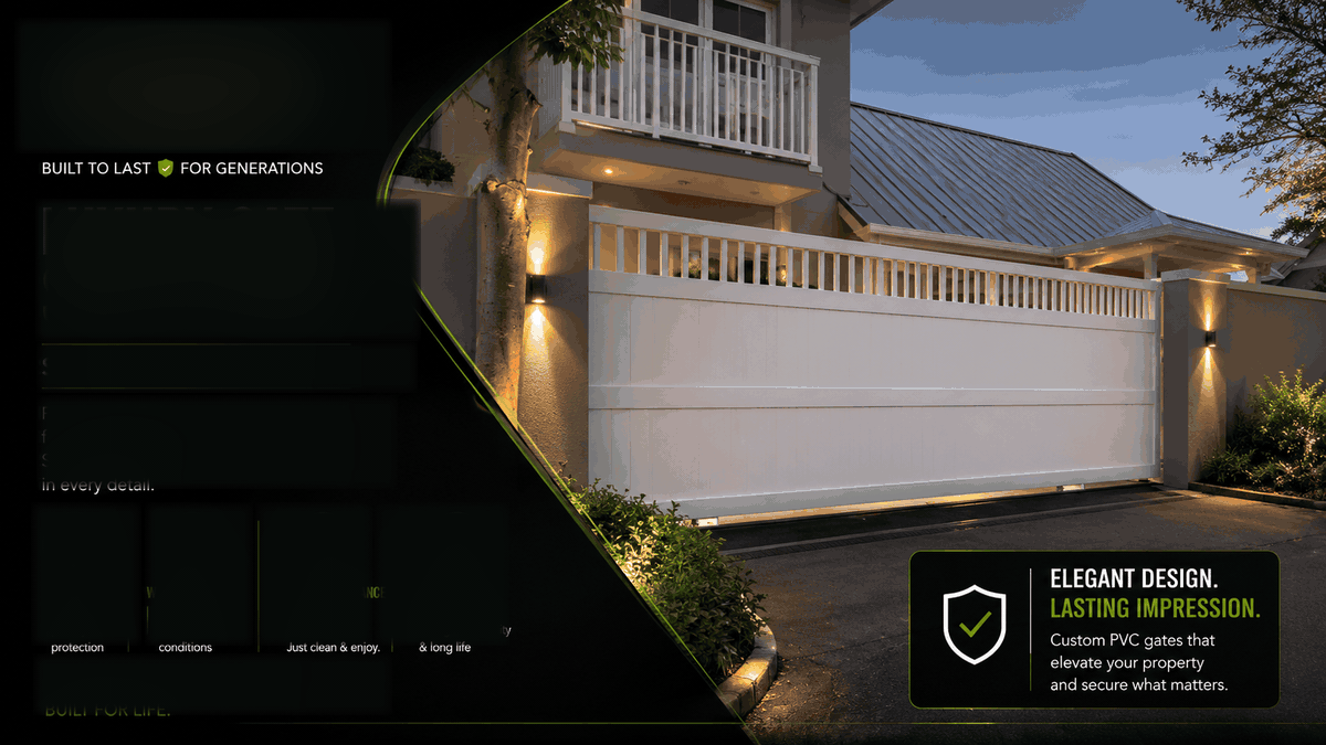 internally reinforced sliding gate 316 stainless gate wheel brackets anti lift receiver gate pvc double leaf driveway gate custom gate fabrication automatic gate preparation coastal entrance gate prec