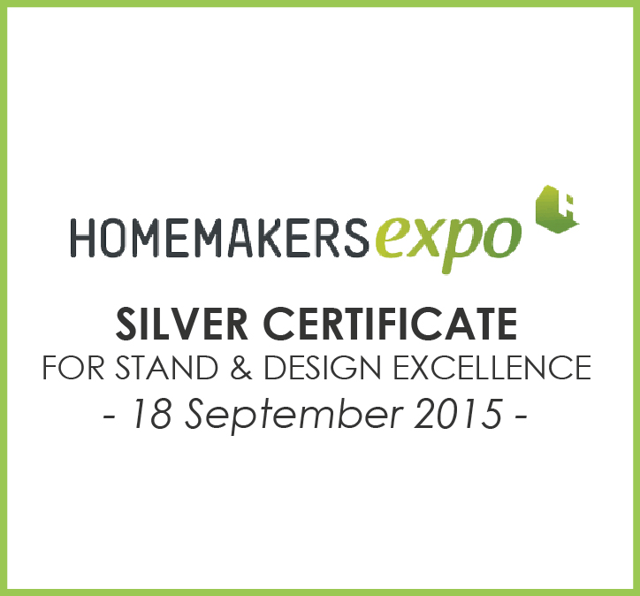 franchise awards 2015 09 18 homemakers expo silver certificate for stand & design excellence