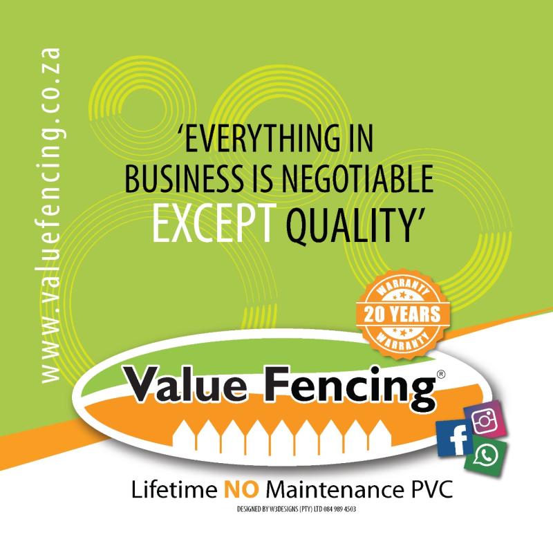 value fencing pvc franchise group sa namibia