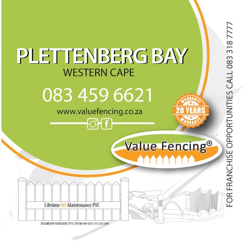 value fencing plettenberg bay pvc fencing plettenberg bay plastic fencing plett