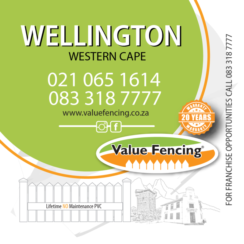 pvc fencing value fencing wellington boland pvc fence installation property security pvc fencing boland sans standards nbr compliance