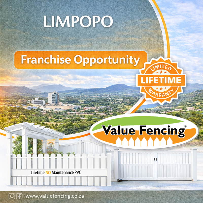 limpopo franchise business opportunity value fencing pvc