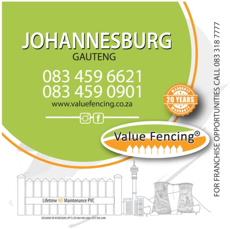 local franchise johannesburg pvc fencing joburg fencing company vinyl fencing johannesburg pvc palisade johannesburg value fencing johannesburg