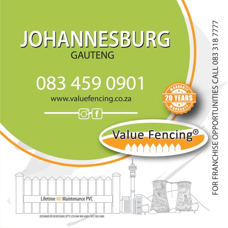 local franchise johannesburg pvc fencing joburg fencing company vinyl fencing johannesburg pvc palisade johannesburg value fencing johannesburg