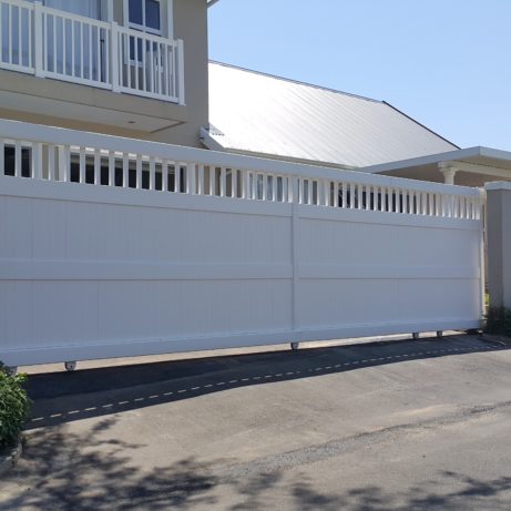 value fencing pvc driveway sliding gate semiprivate