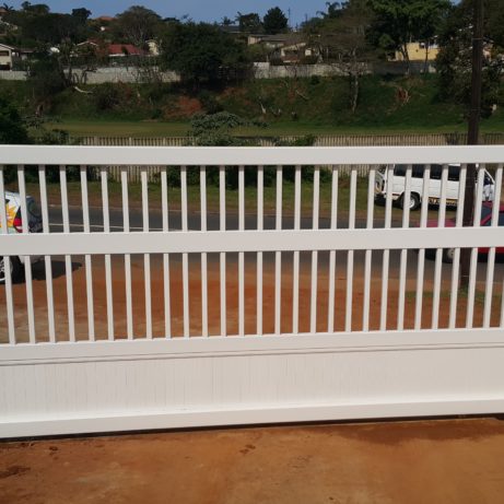palisade value fencing pvc driveway sliding gate 24