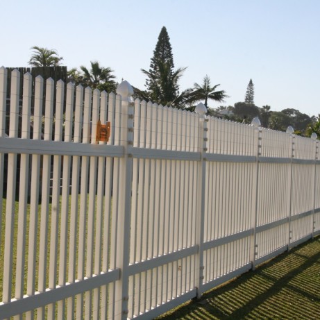 plastic pvc palisade fence
