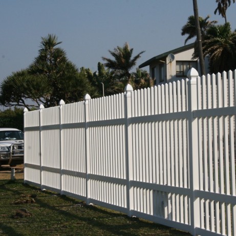 pvc palisade fence margate kzn south coast