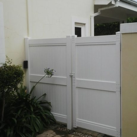 pvc private gate fence section