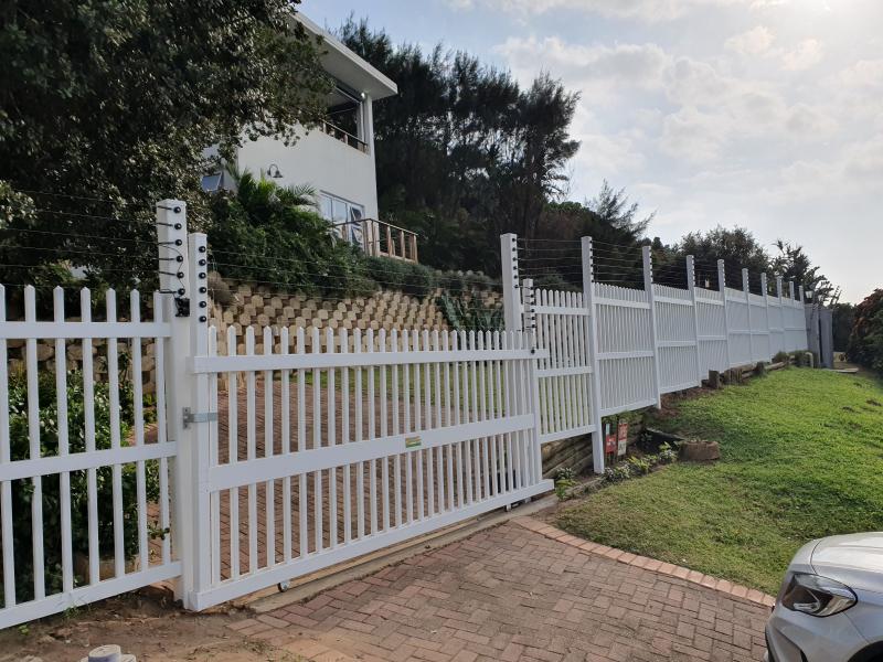 value fencing pvc driveway sliding entrance gate