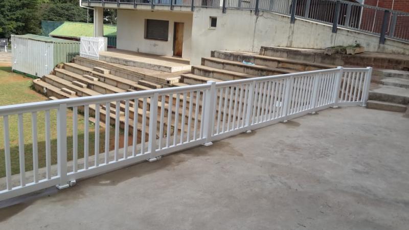 value fencing pvc solid top balustrade 