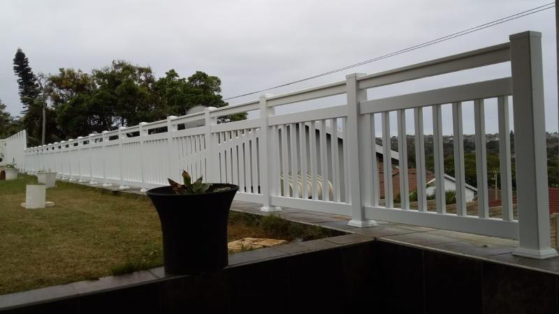 value fencing pvc 3 railing estate balustrade 