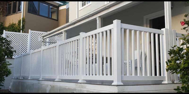 value fencing pvc balustrade plain top style 