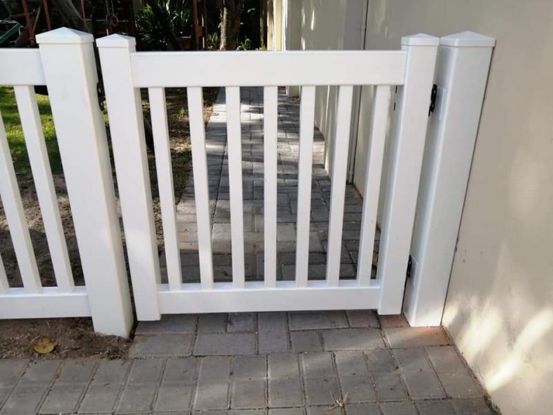 value fencing pvc pedestrian gate installation 