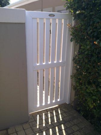 diy budget courtyard pedestrian gate vf3r framed style
