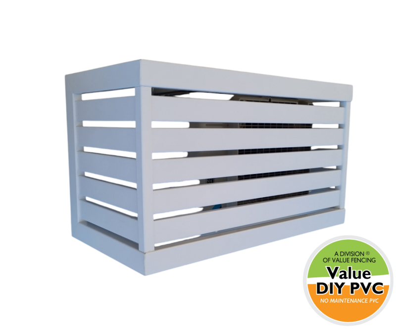 XOOPIT Outdoor AC Cover - Weatherproof Aluminum Louver Grille To Hide & Protect Air Conditioner Units