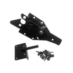 black latch l2b double self latching pvc fence gate 304 stainless steel