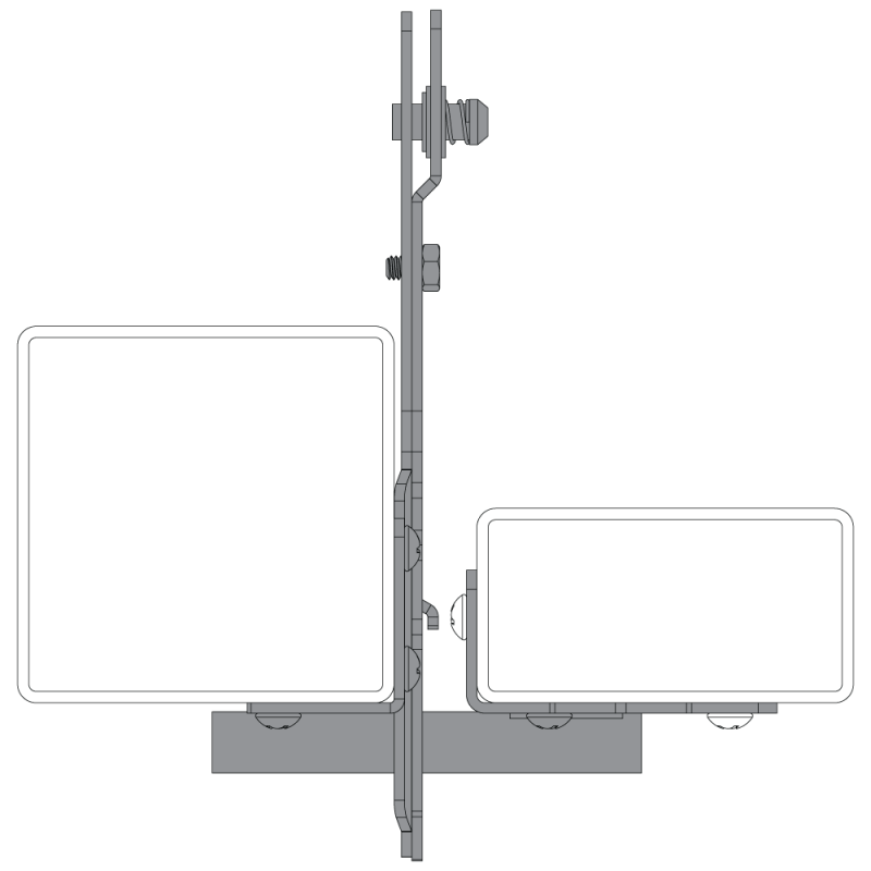 l2b 316 stainless steel dual latch installation
