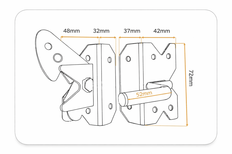 diy latch l1b pool top self latching pvc fence gate 304 stainless steel