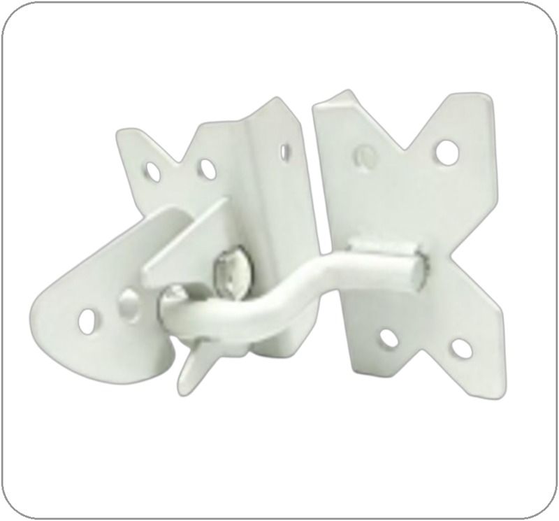 white latch l1w pool top self latching pvc fence gate 304 stainless steel