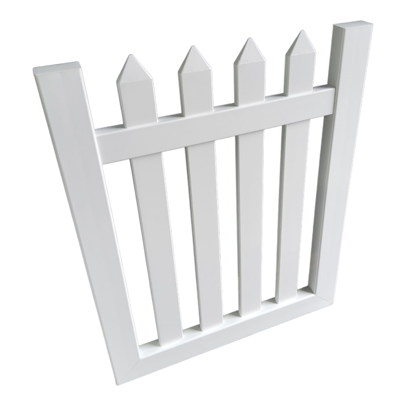 diy premium picket gate 12m high value fencing pvc creations